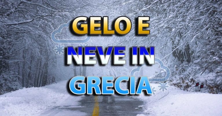 METEO – Torna la NEVE ad ATENE e sulle ISOLE della GRECIA, ecco cosa sta ACCADENDO in est EUROPA