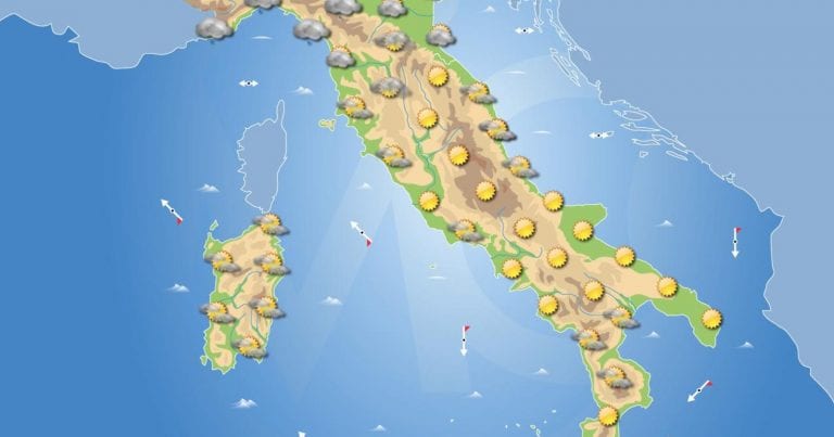 PREVISIONI METEO domani 18 Febbraio 2021: buona parte dell’ITALIA con SOLE e clima mite