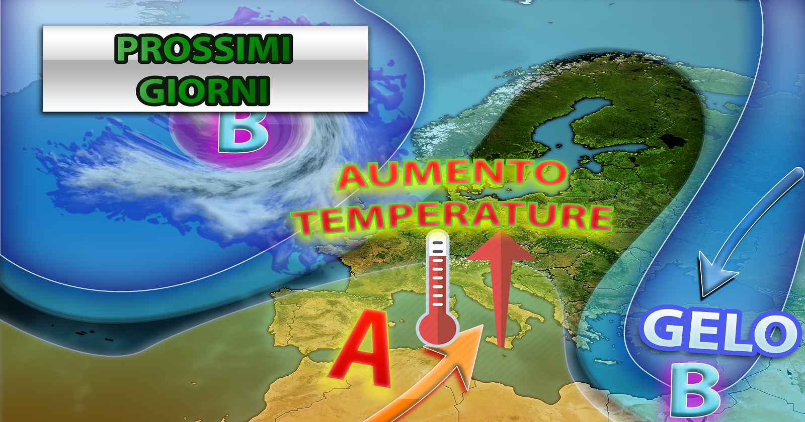 Tempo previsto in Italia