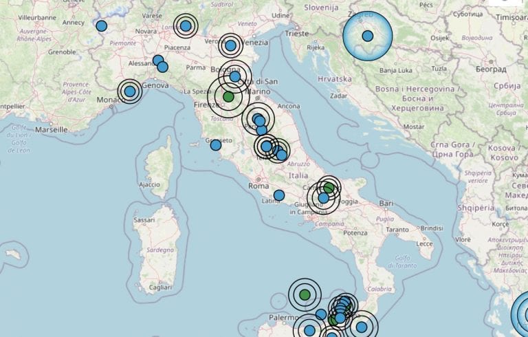 Terremoto oggi, sabato 20 febbraio 2021: le scosse più importanti in Italia, sisma M 3.1! | Dati ufficiali INGV