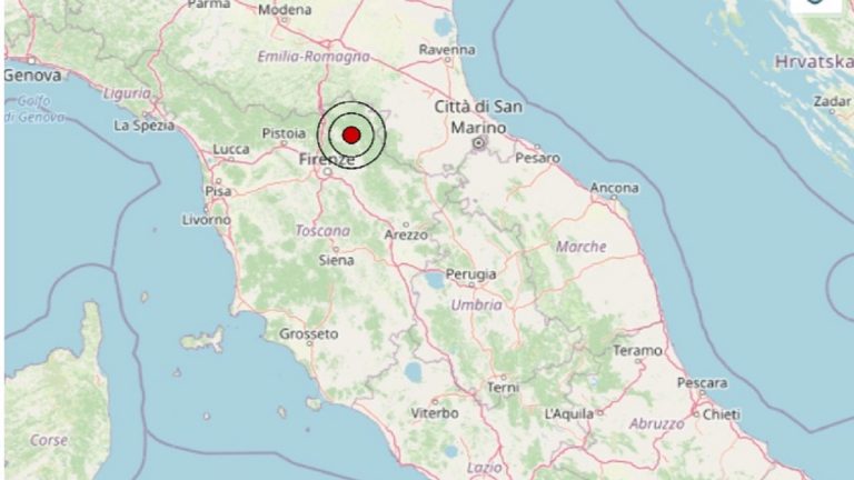 Terremoto in Toscana oggi, sabato 20 febbraio 2021: scossa M 3.1 in provincia di Firenze | Dati ufficiali INGV Terremoto in Toscana oggi, sabato 20 febbraio 2021: scossa M 3.1 in provincia di Firenze | Dati ufficiali INGV