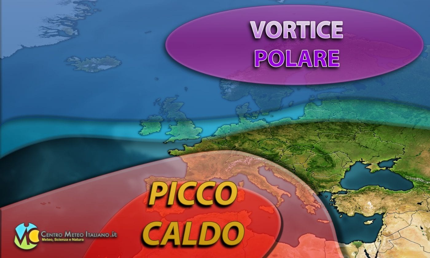 METEO - ANTICICLONE MONSTRE AZZANNA l'ITALIA, ecco quando il PICCO di CALDO