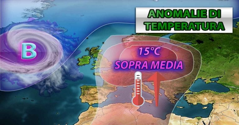 METEO ITALIA: Anticiclone dominante con SOLE e caldo anomalo, temperature in calo nel WEEKEND