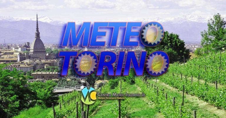 METEO TORINO – Tempo stabile con SOLE e TEMPERATURE oltre i 20 gradi. Lieve peggioramento nel WEEKEND