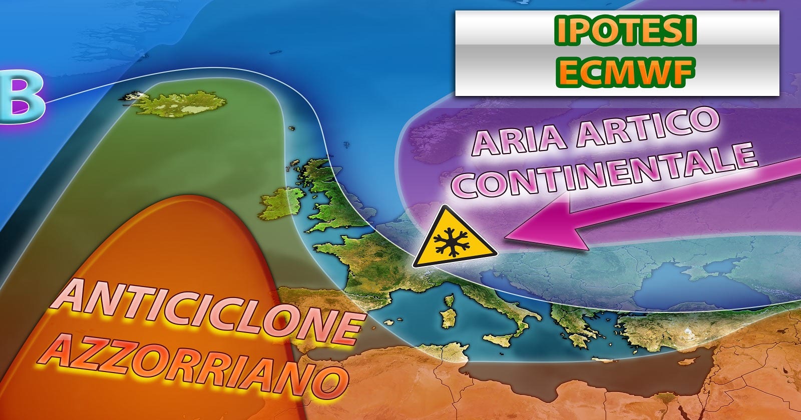 METEO - ATTENZIONE, possibile IRRUZIONE FREDDA in arrivo in ITALIA, ecco quando