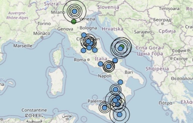 Terremoto, scossa di terremoto M 3.0 nel Mar Adriatico Centrale. I dati ufficiali INGV
