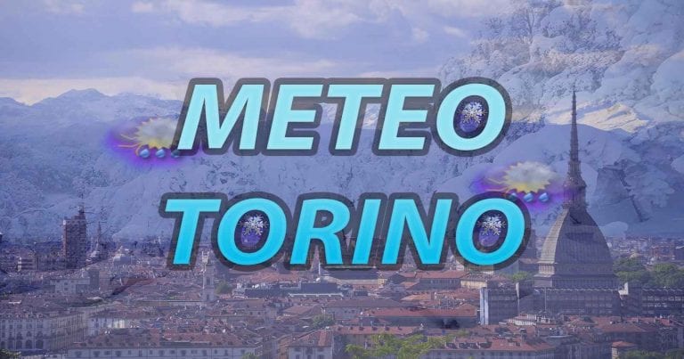Meteo Torino – Neve con accumulo in città e su buona parte del Piemonte. I dettagli