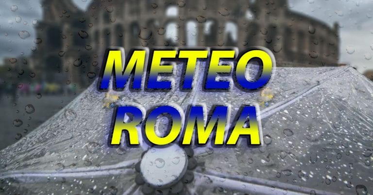 METEO ROMA – Severo MALTEMPO con piogge e temporali sulla Capitale e sul LAZIO; migliora da domani