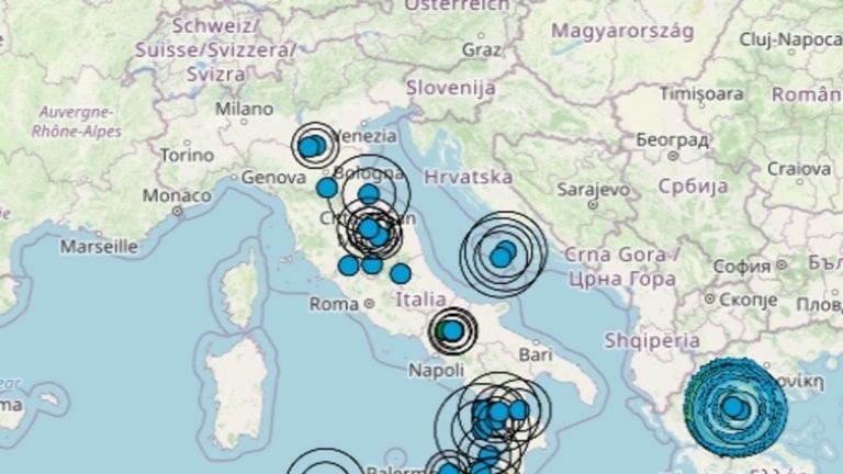 Terremoto in Italia oggi, venerdì 5 marzo 2021, tutte le ultime scosse registrate | Dati Ingv