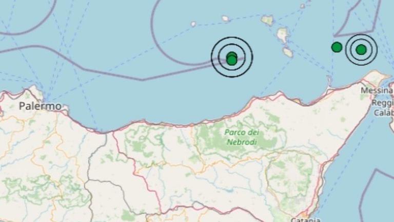 Terremoto in Sicilia oggi, sabato 6 marzo 2021, scossa M 3.0 costa siciliana nord orientale – Dati Ingv