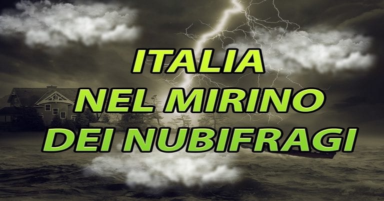 METEO ITALIA – goccia fredda in transito con TEMPORALI e NUBIFRAGI, possibile fase anticiclonica a seguire