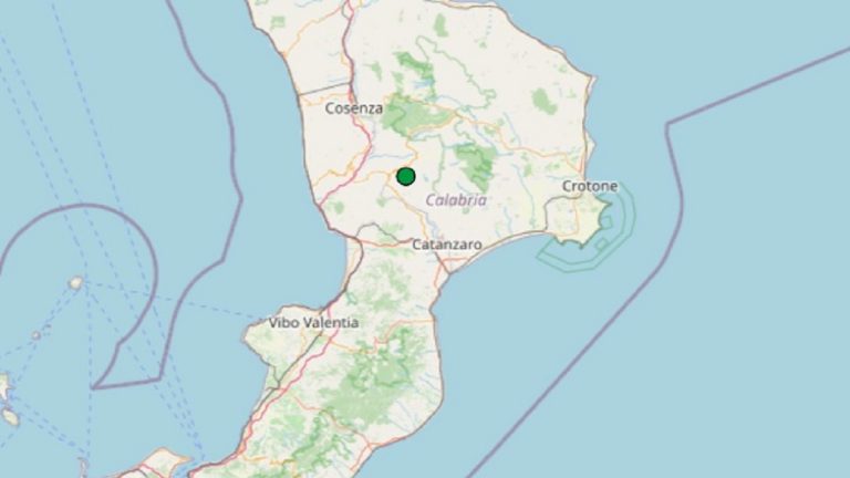 Terremoto in Calabria oggi, martedì 9 marzo 2021: scossa M 2.0 in provincia di Cosenza | Dati INGV