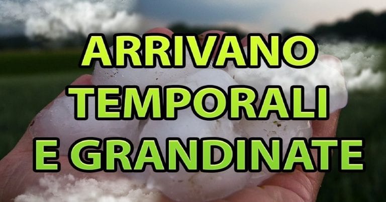Meteo – Forti temporali con rischio grandine nelle prossime ore, ecco dove Meteo – Forti temporali con rischio grandine nelle prossime ore, ecco dove