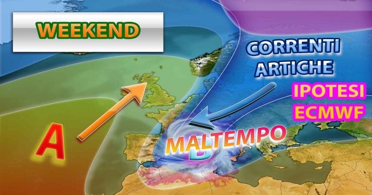 METEO – Severo MALTEMPO in arrivo in queste regioni dell’ITALIA durante il WEEKEND