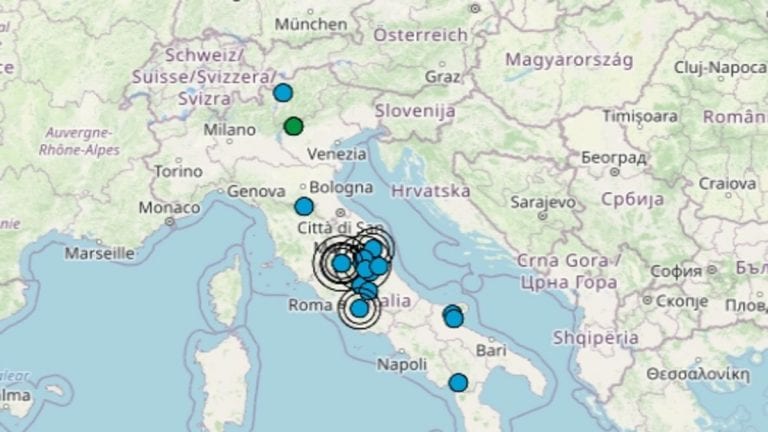 Terremoto in Italia oggi, mercoledì 17 marzo 2021, le ultime scosse registrate – Dati Ingv