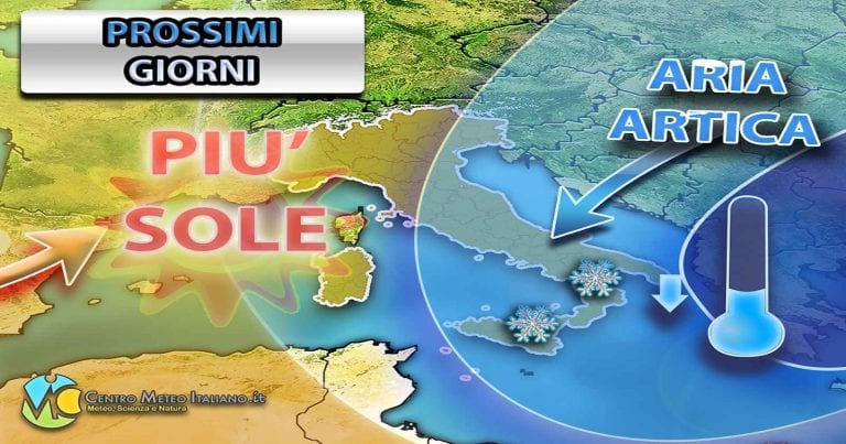 METEO ITALIA – Bel tempo e TEMPERATURE in AUMENTO ma con possibile WEEKEND PERTURBATO