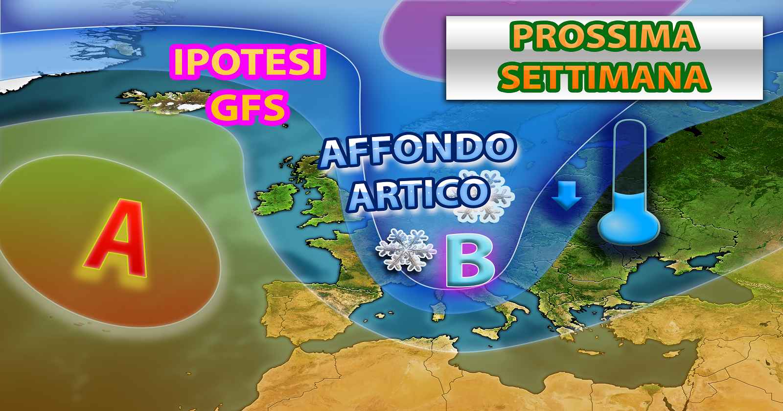 METEO - CLAMOROSO, AFFONDO ARTICO in arrivo in ITALIA con NEVE a BASSA QUOTA? Ecco la tendenza