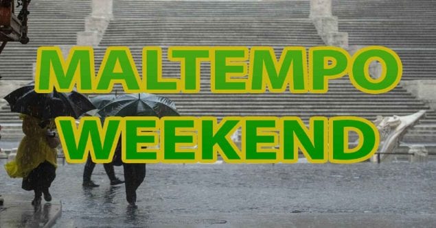 Piogge e temporali nel weekend ma temperature in ripresa