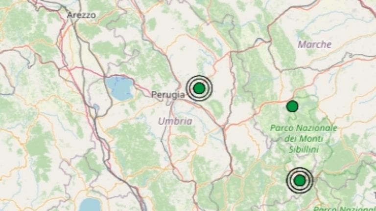 Terremoto in Umbria oggi, venerdì 9 aprile 2021, scossa M 2.6 in provincia di Perugia – Dati Ingv