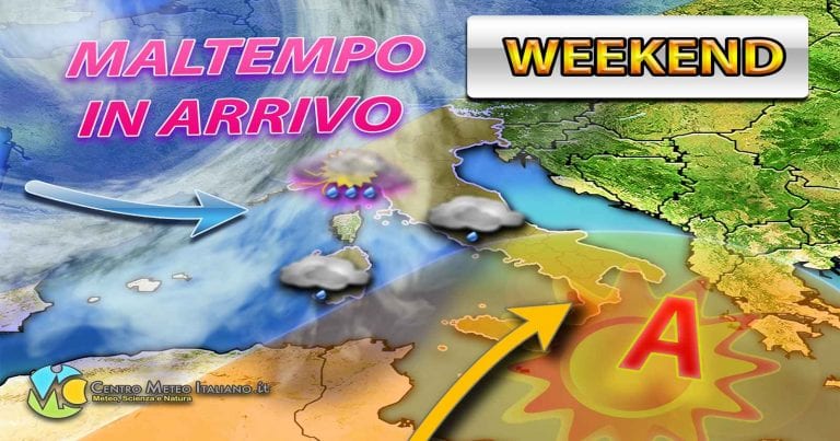 METEO – WEEKEND di MALTEMPO su parte d’ITALIA con NUBIFRAGI e NEVE abbondante sulle Alpi, a seguire torna il freddo? Le ultimissime