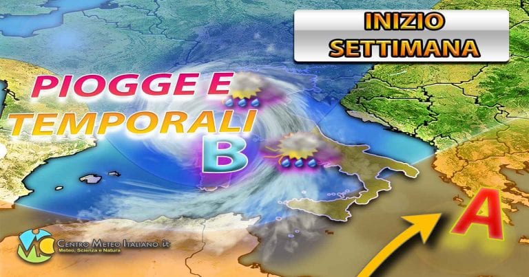 METEO – Dopo il MALTEMPO nuovo brusco CALO delle TEMPERATURE; la tendenza per la prossima settimana