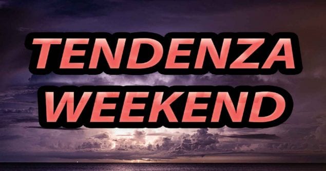 Tendenza meteo verso un weekend instabile o perturbato