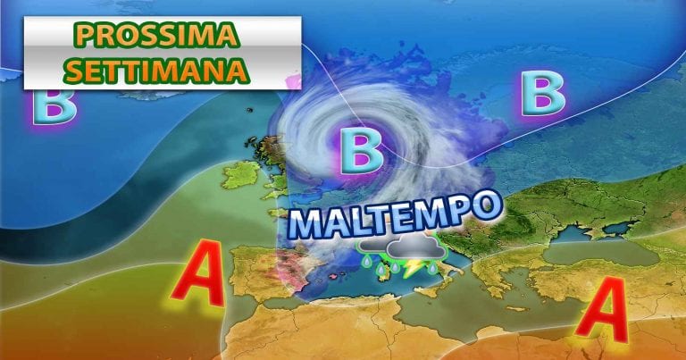 METEO TENDENZA – Prossima settimana ancora ancora tempo INSTABILE. Bisognerà aspettare maggio per la PRIMAVERA?