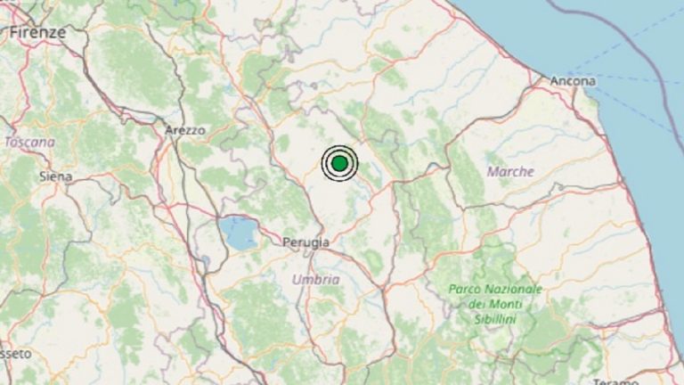 Terremoto in Umbria oggi, domenica 18 aprile 2021: scossa M 2.3 in provincia Perugia | Dati INGV