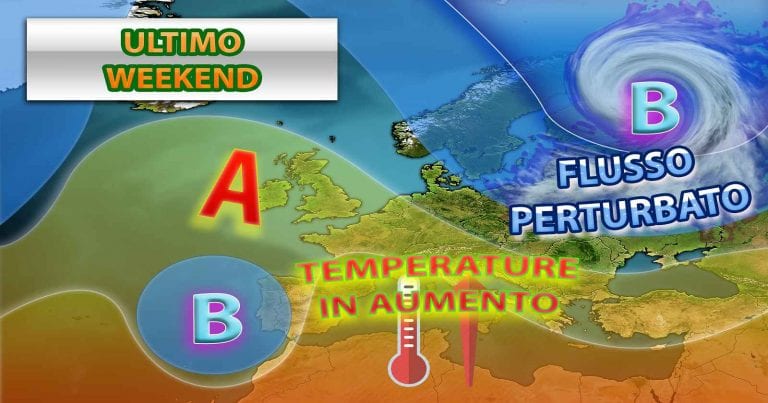 METEO ITALIA – TEMPERATURE sotto la media in queste ore, nei prossimi giorni è previsto un aumento