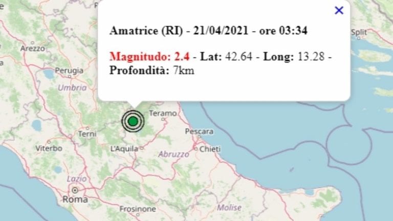 Terremoto Puglia oggi, 21 aprile 2021, scossa M 3.0 in provincia di Brindisi – Dati Ingv