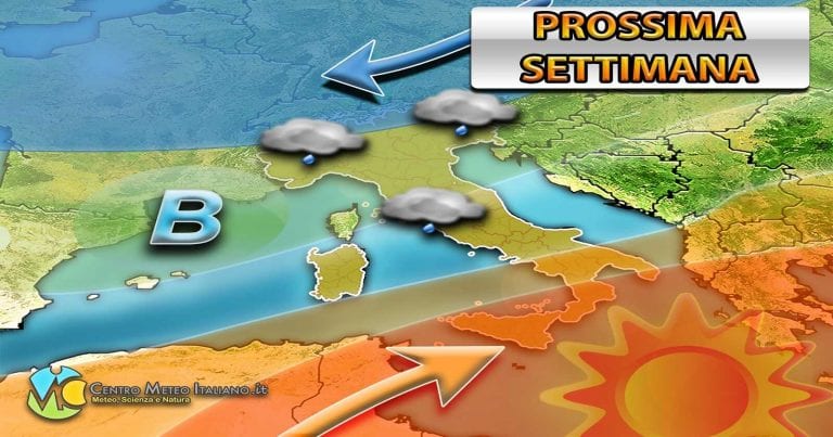 METEO – Il MALTEMPO è pronto a tornare sull’ITALIA con PIOGGE e TEMPORALI; ecco quando e dove