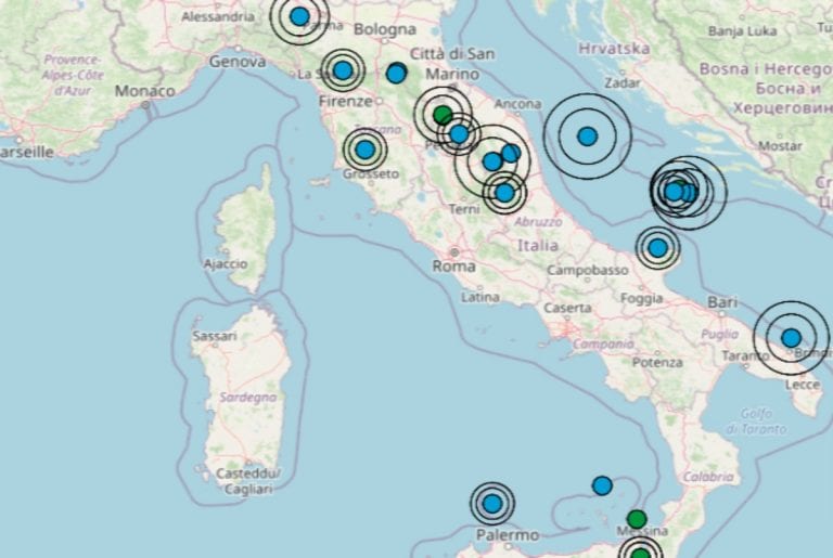 Terremoto oggi Italia, 23 aprile 2021: le ultime scosse registrate – Dati INGV