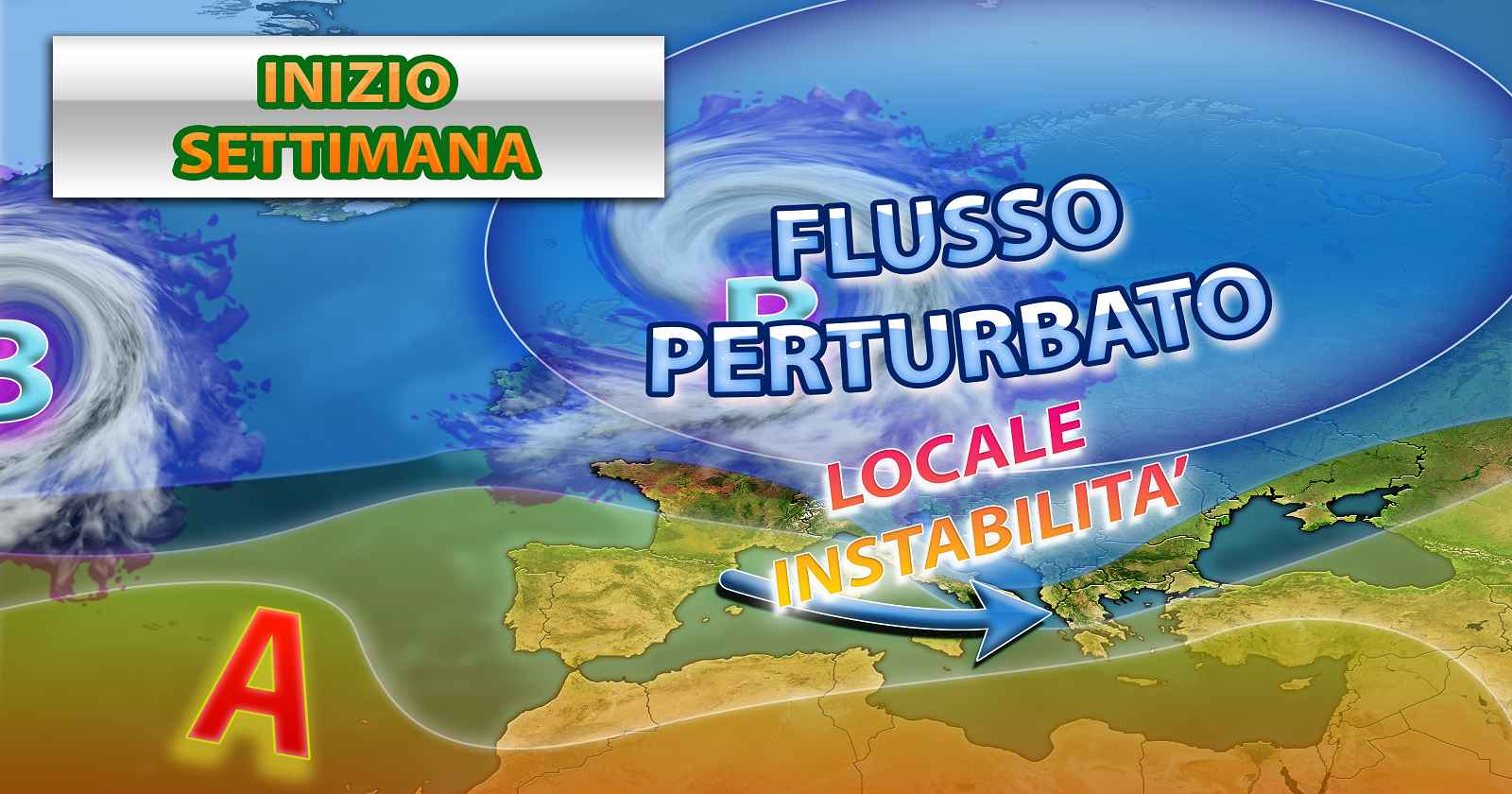 La possibile partenza della prima settimana di Maggio - grafica a cura del Centro Meteo Italiano