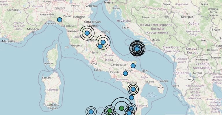 Terremoto in Italia oggi, sabato 1 maggio 2021: le scosse più importanti in Italia | Dati INGV