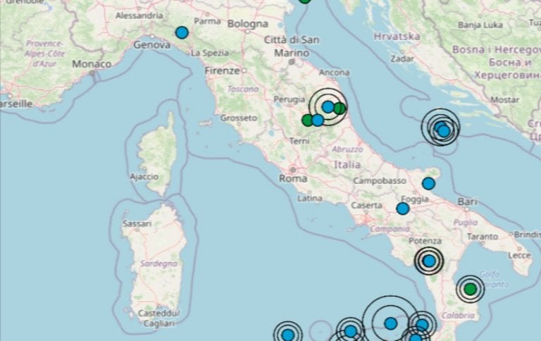 Terremoto oggi Italia, 2 maggio 2021: le ultime scosse registrate – Dati INGV