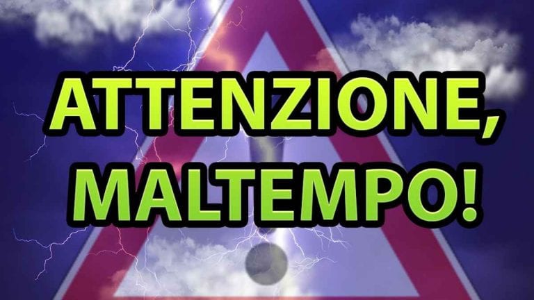 METEO- Forte MALTEMPO in arrivo la PROSSIMA SETTIMANA con locali NUBIFRAGI. Vediamo le zone più colpite.