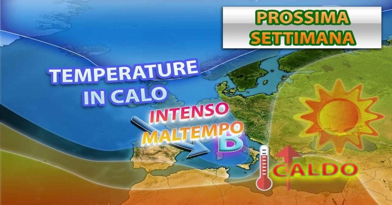 METEO – Violenta IRRUZIONE di MALTEMPO in arrivo la PROSSIMA SETTIMANA con possibili NUBIFRAGI, i dettagli METEO – Violenta IRRUZIONE di MALTEMPO in arrivo la PROSSIMA SETTIMANA con possibili NUBIFRAGI, i dettagli