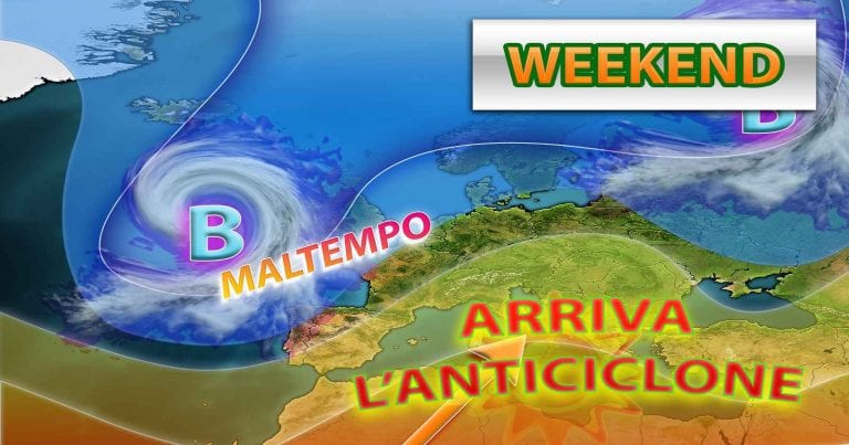 METEO – WEEKEND, un GUIZZO dell’ANTICICLONE porterà BEL TEMPO e clima PRIMAVERILE