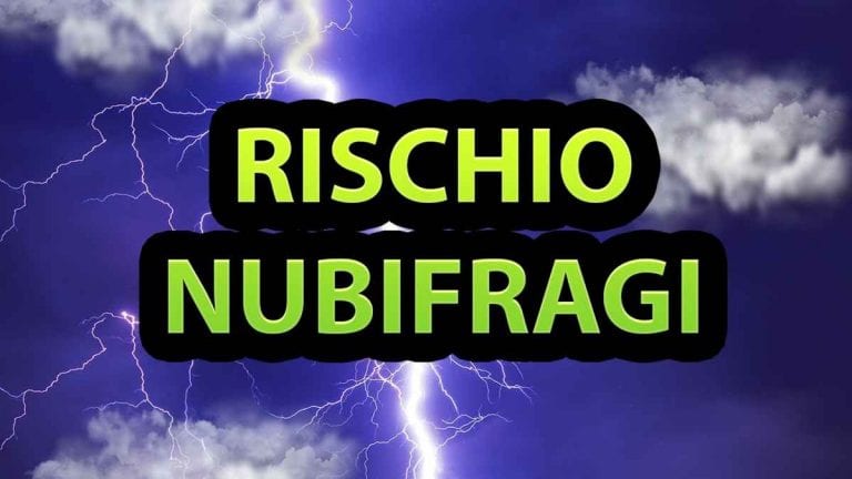 METEO – ATTACCO di MALTEMPO in arrivo con CROLLO delle TEMPERATURE; alto rischio NUBIFRAGI, i dettagli