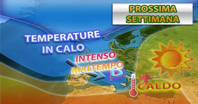 METEO - Grave PEGGIORAMENTO in arrivo con NUBIFRAGI e CROLLO TERMICO, ecco i dettagli