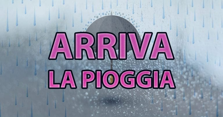 Meteo – Tornano le piogge in Italia con un anticiclone duro a morire. Ecco le previsioni per le regioni colpite