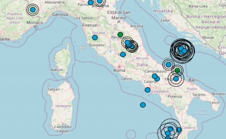 Terremoto oggi Italia, 10 maggio 2021: le ultime scosse ...