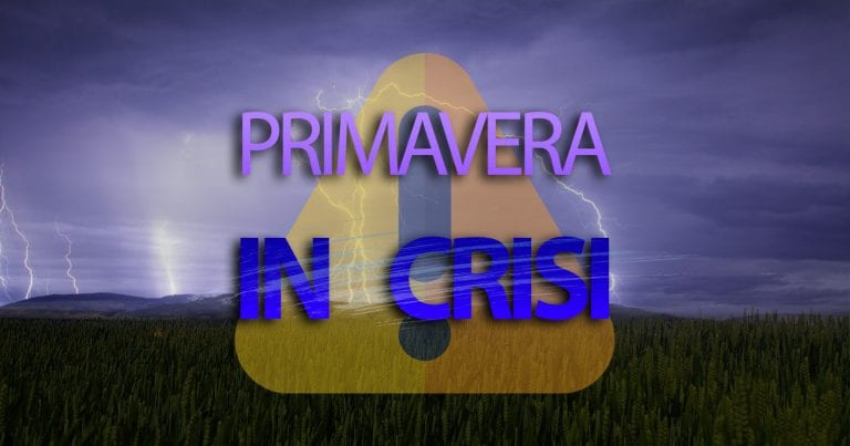 Meteo – Primavera stroncata, in arrivo una possente fase perturbata dalla prossima settimana