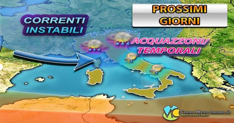 METEO – Flusso di correnti di MALTEMPO NO STOP anche nei PROSSIMI GIORNI, ecco i dettagli