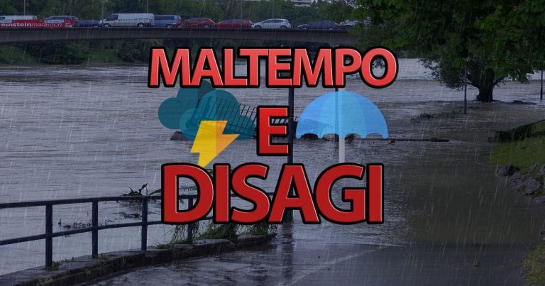 Meteo – Maltempo e disagi tra Toscana e Lazio: frane, smottamenti e chiusure stradali