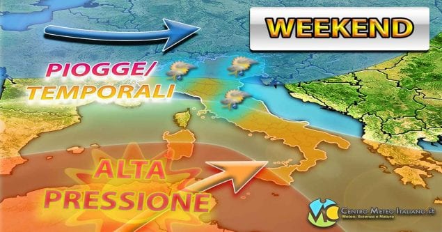 METEO - PRIMAVERA in CRISI nel WEEKEND, ancora MALTEMPO e clima FRESCO, i dettagli