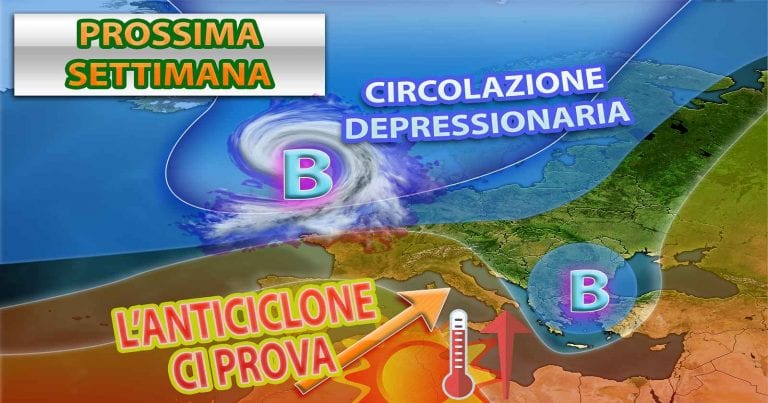 METEO – In arrivo una SETTIMANA più STABILE, ma non mancheranno dei disturbi; i dettagli METEO – In arrivo una SETTIMANA più STABILE, ma non mancheranno dei disturbi; i dettagli