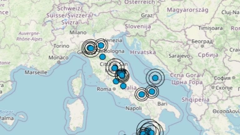 Terremoto in Toscana oggi, 15 maggio 2021, scossa M 2.8 in provincia di Firenze – Dati Ingv