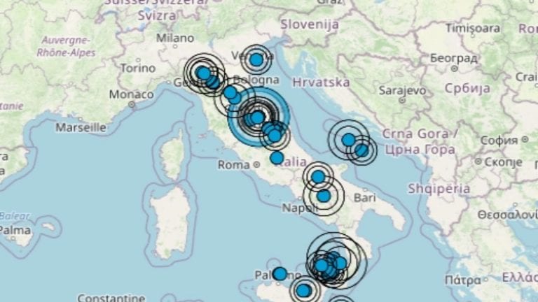 Terremoto in Italia oggi, 17 maggio 2021: le ultime scosse registrate | Dati INGV