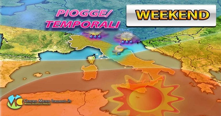 METEO – Tempo in prevalenza STABILE nel WEEKEND, ma persiste l’INSIDIA MALTEMPO, i dettagli